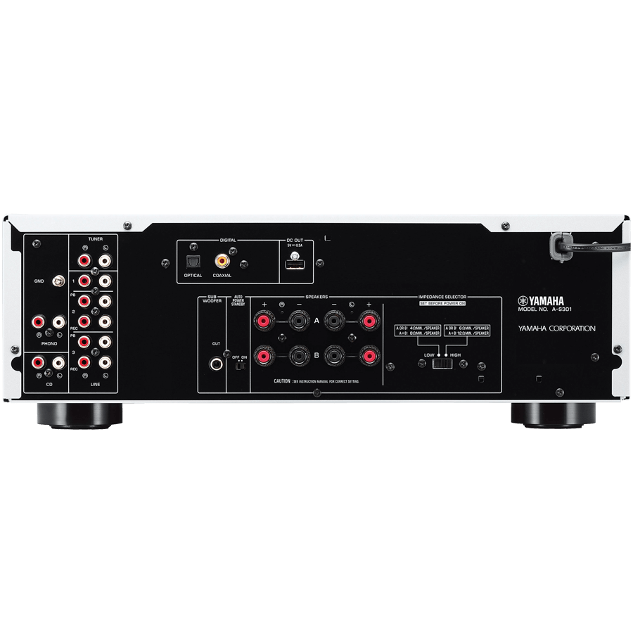 Yamaha A-S301BL Integrated 2 Channel Amplifier