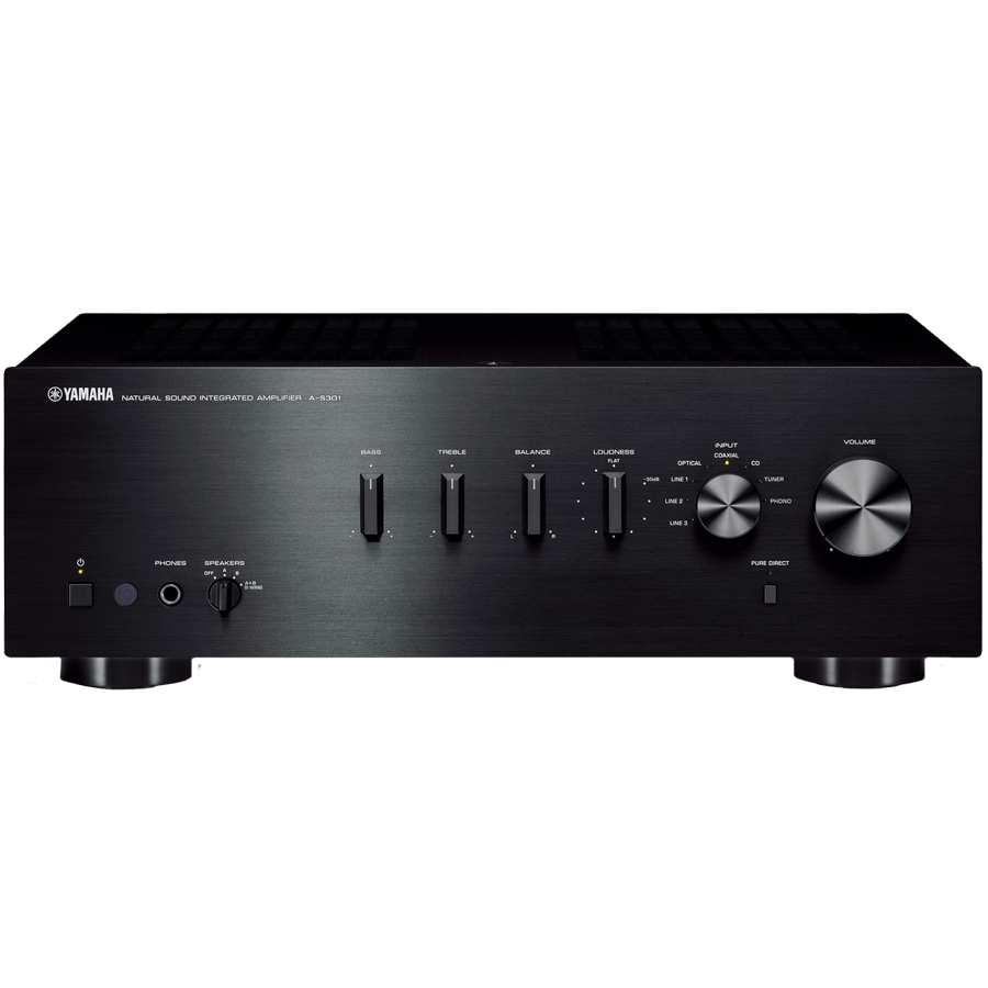 Yamaha A-S301BL Integrated 2 Channel Amplifier