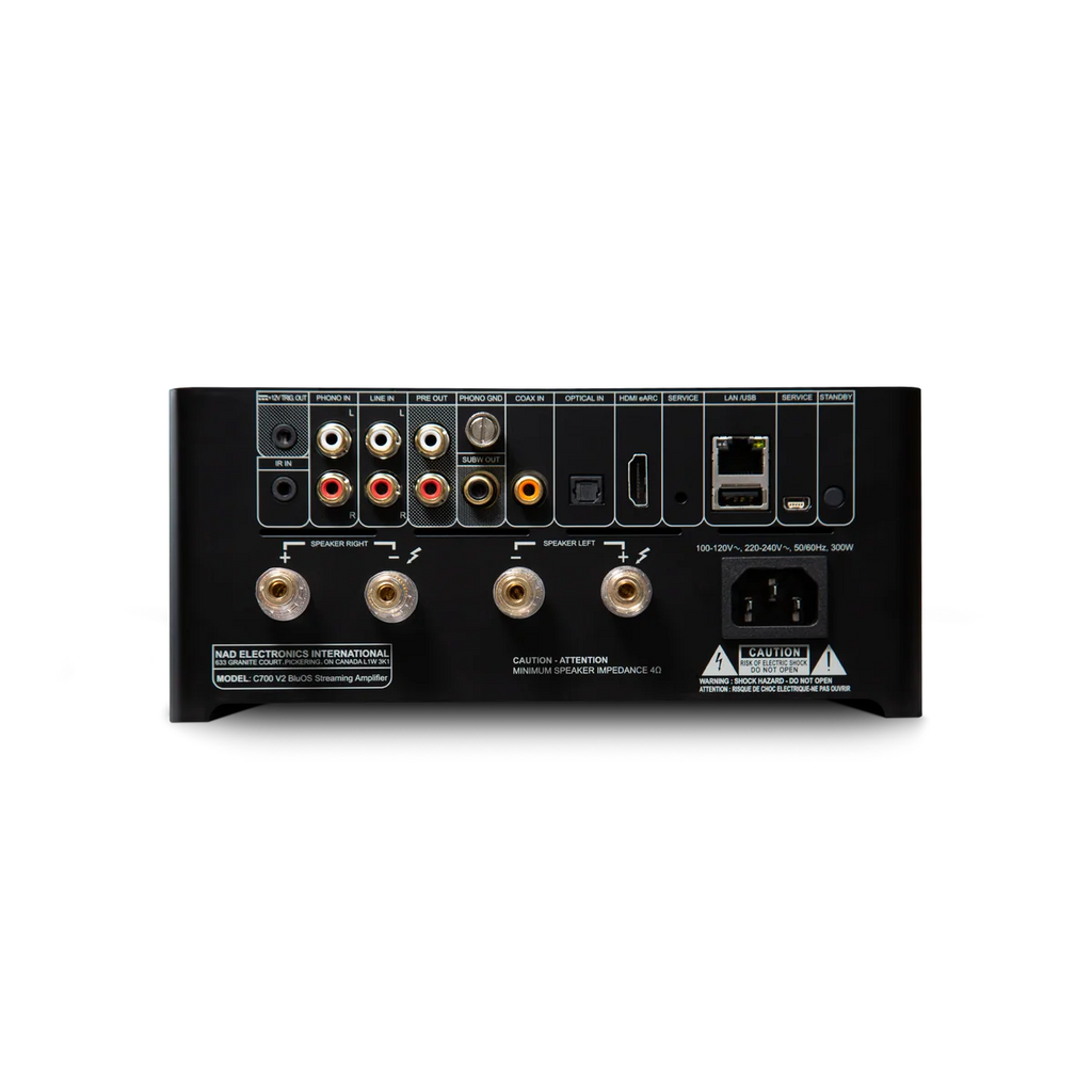 NAD C 700 V2 BLUOS STREAMING AMPLIFIER