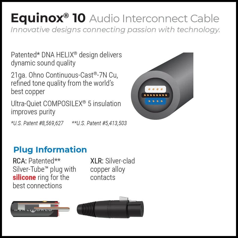 Wireworld Equinox® 10 Audio Interconnect Cable