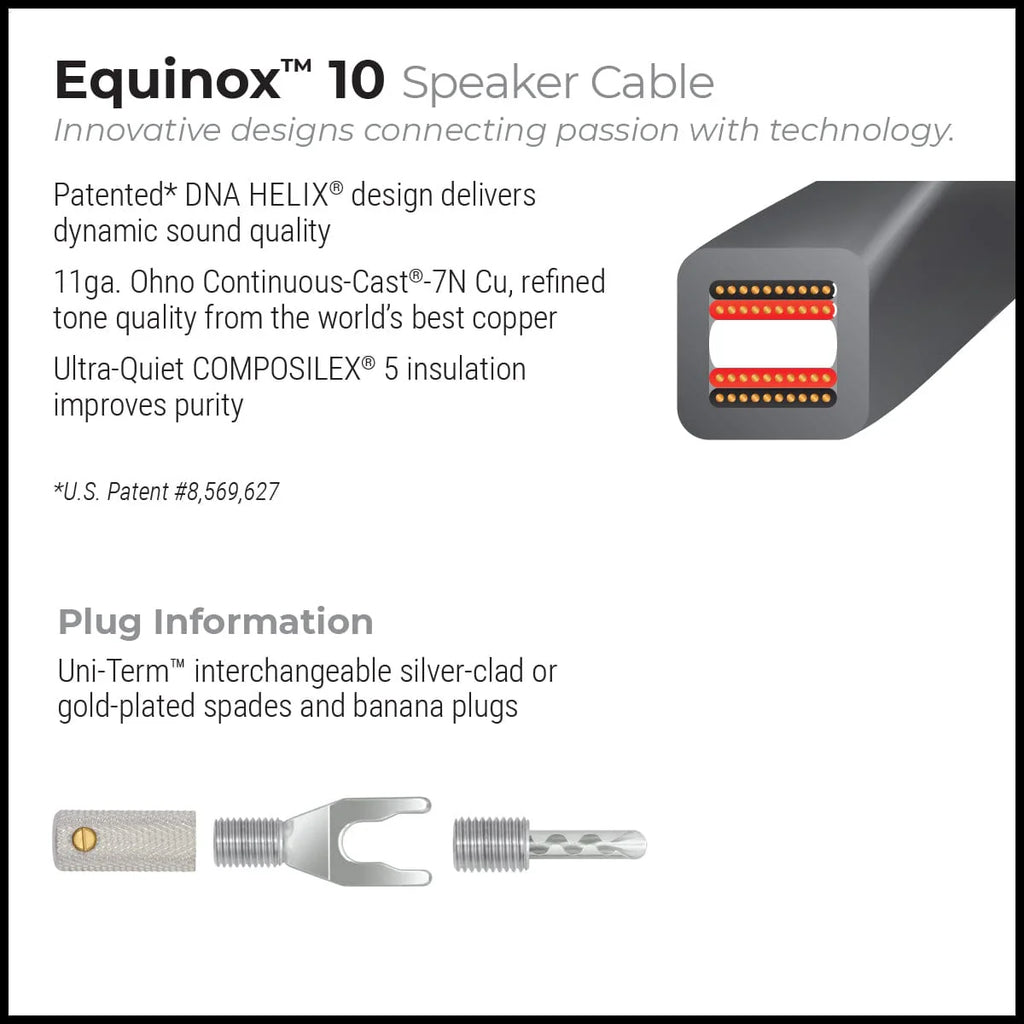 Wireworld Equinox® 10 Speaker Cable