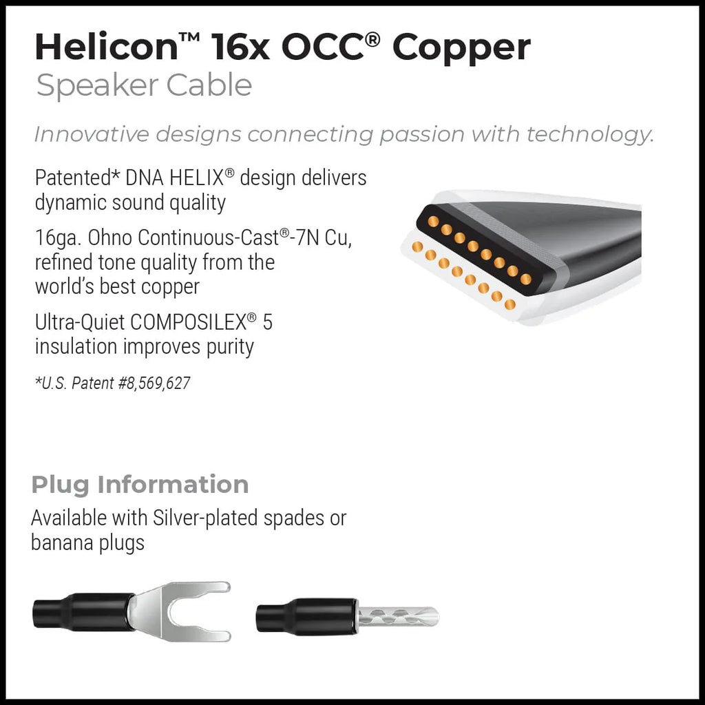 Wireworld Helicon™ 16x OCC® Speaker Cable
