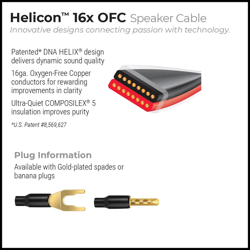 Wireworld Helicon™ 16x OFC Speaker Cable
