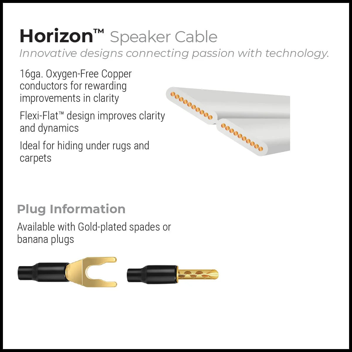 Wireworld Horizon™ Speaker Cable