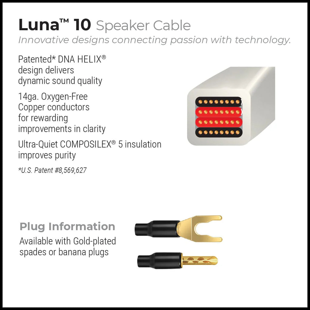 Wireworld Luna™ 10 Speaker Cable