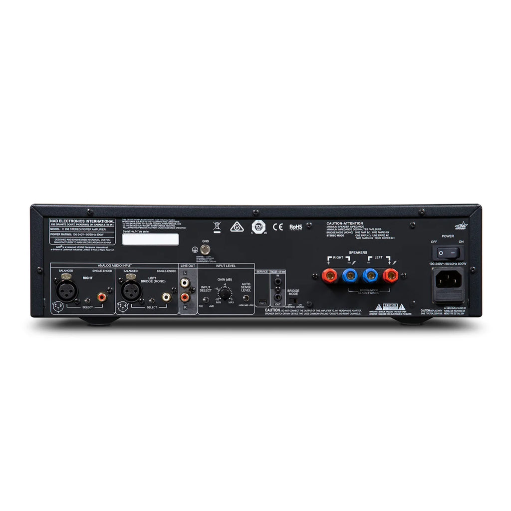 NAD C 298 STEREO POWER AMPLIFIER