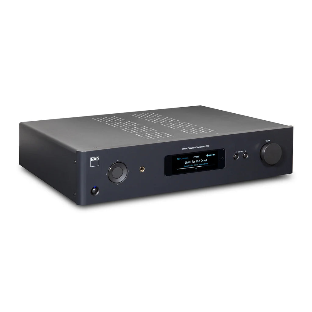 NAD C 389 HYBRIDDIGITAL DAC AMPLIFIER BLUOS Card Installed