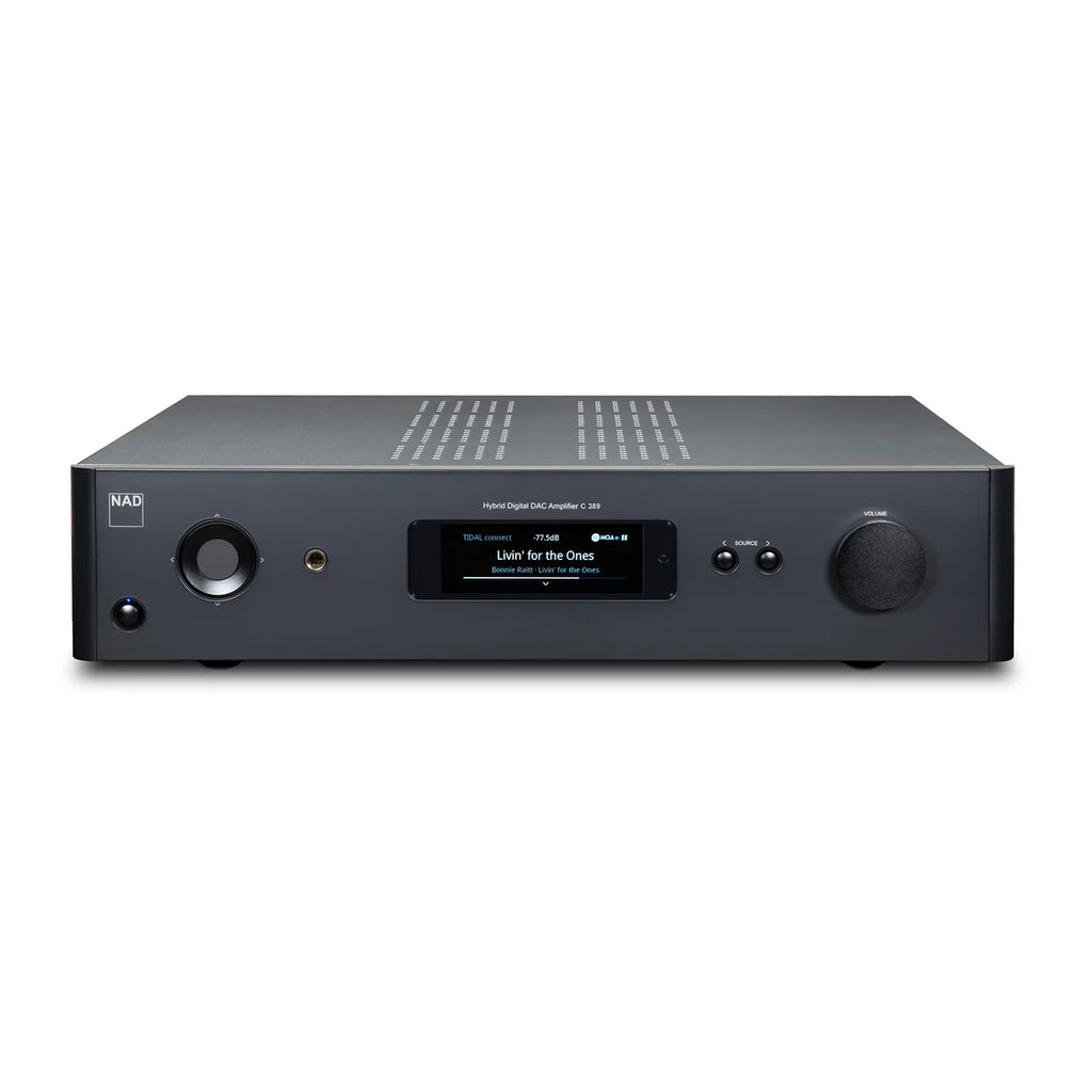 NAD C 389 HYBRIDDIGITAL DAC AMPLIFIER BLUOS Card Installed