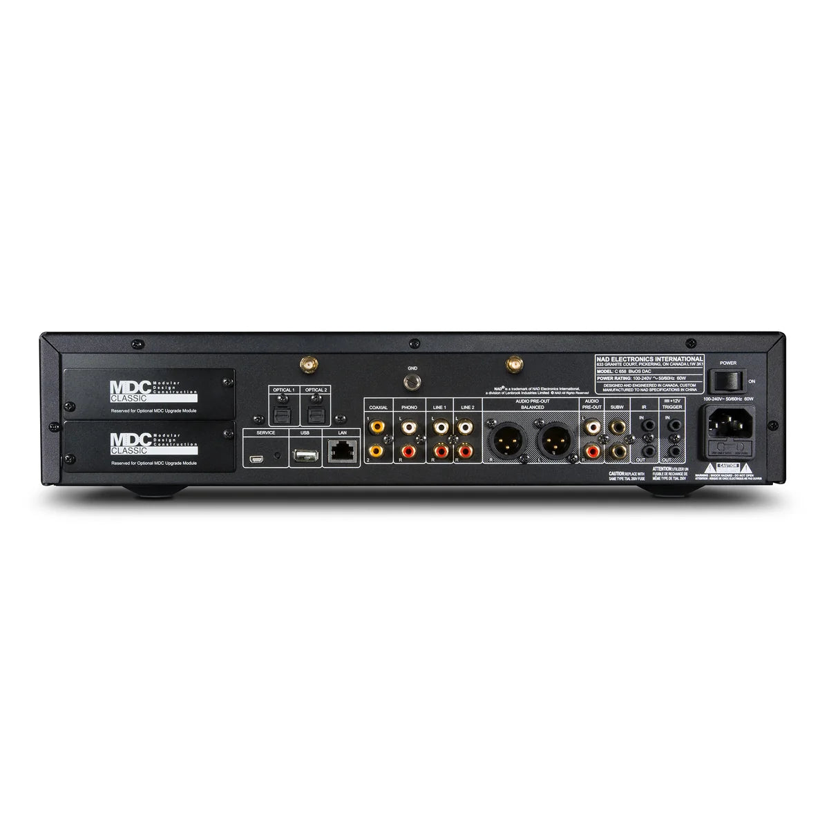 NAD C 658 BLUOS STREAMING DAC