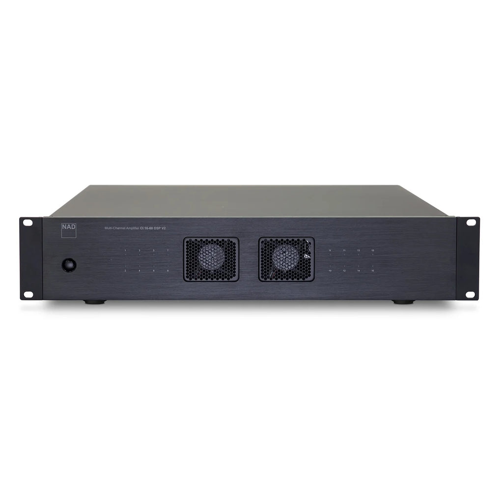NAD CI 16-60 DSP V2v MULTI-CHANNEL NETWORK POWER AMPLIFIER