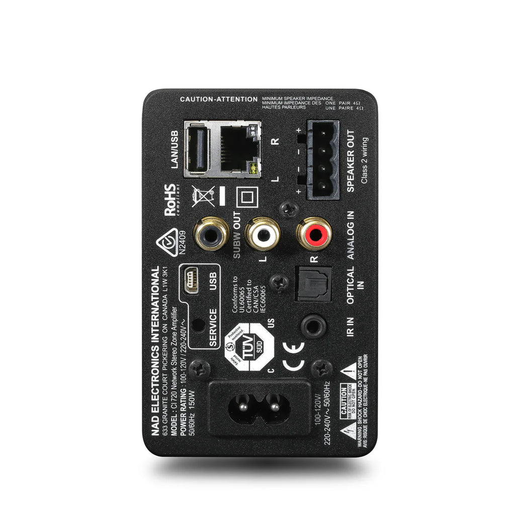 NAD CI 720 V2 BLUOS NETWORK STEREO MUSIC PLAYER