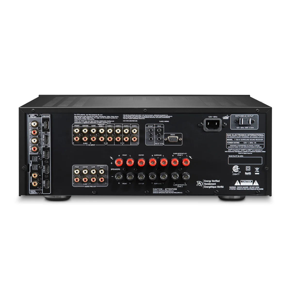 NAD T 758 V3i AV Receiver