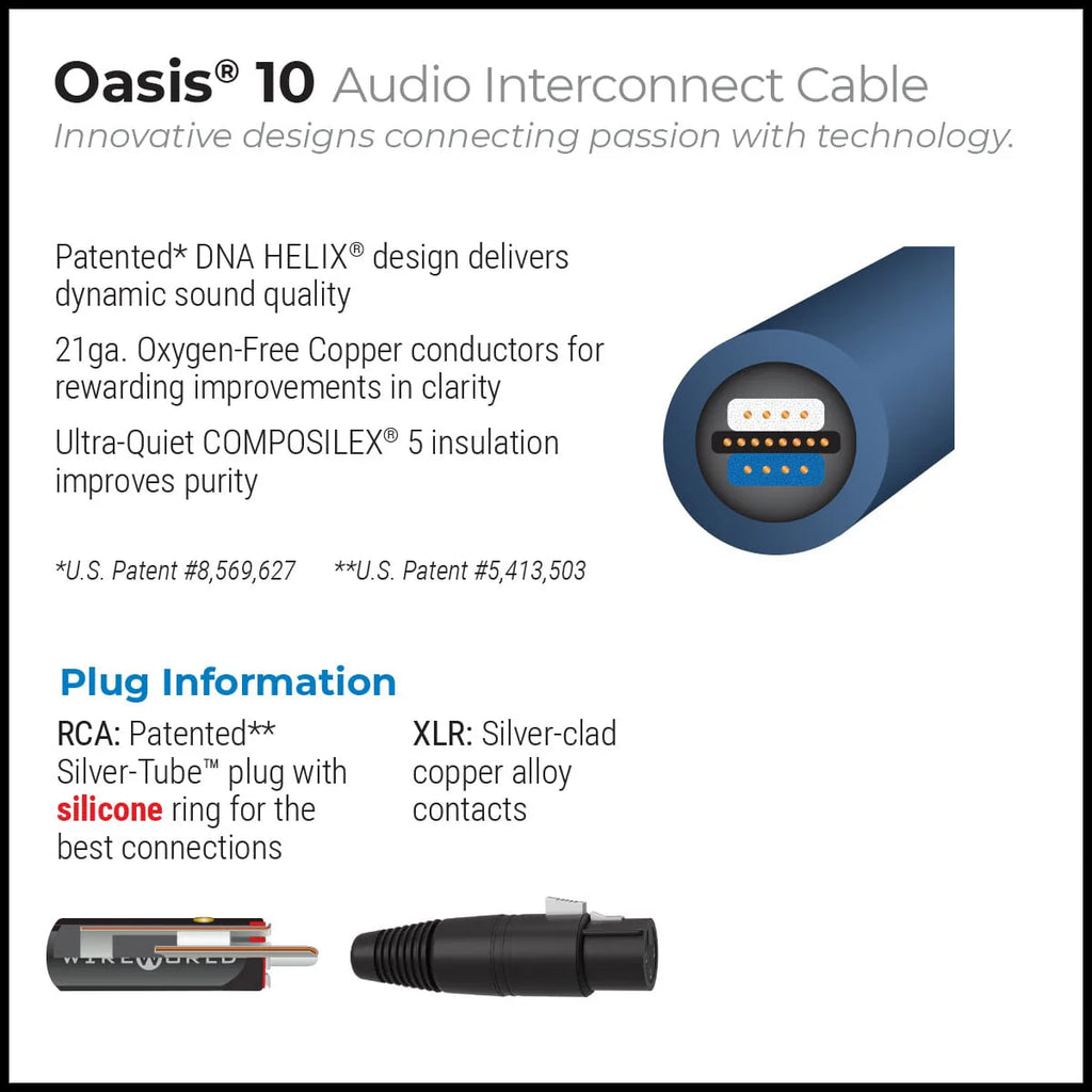 Wireworld Oasis® 10 Audio Interconnect Cable