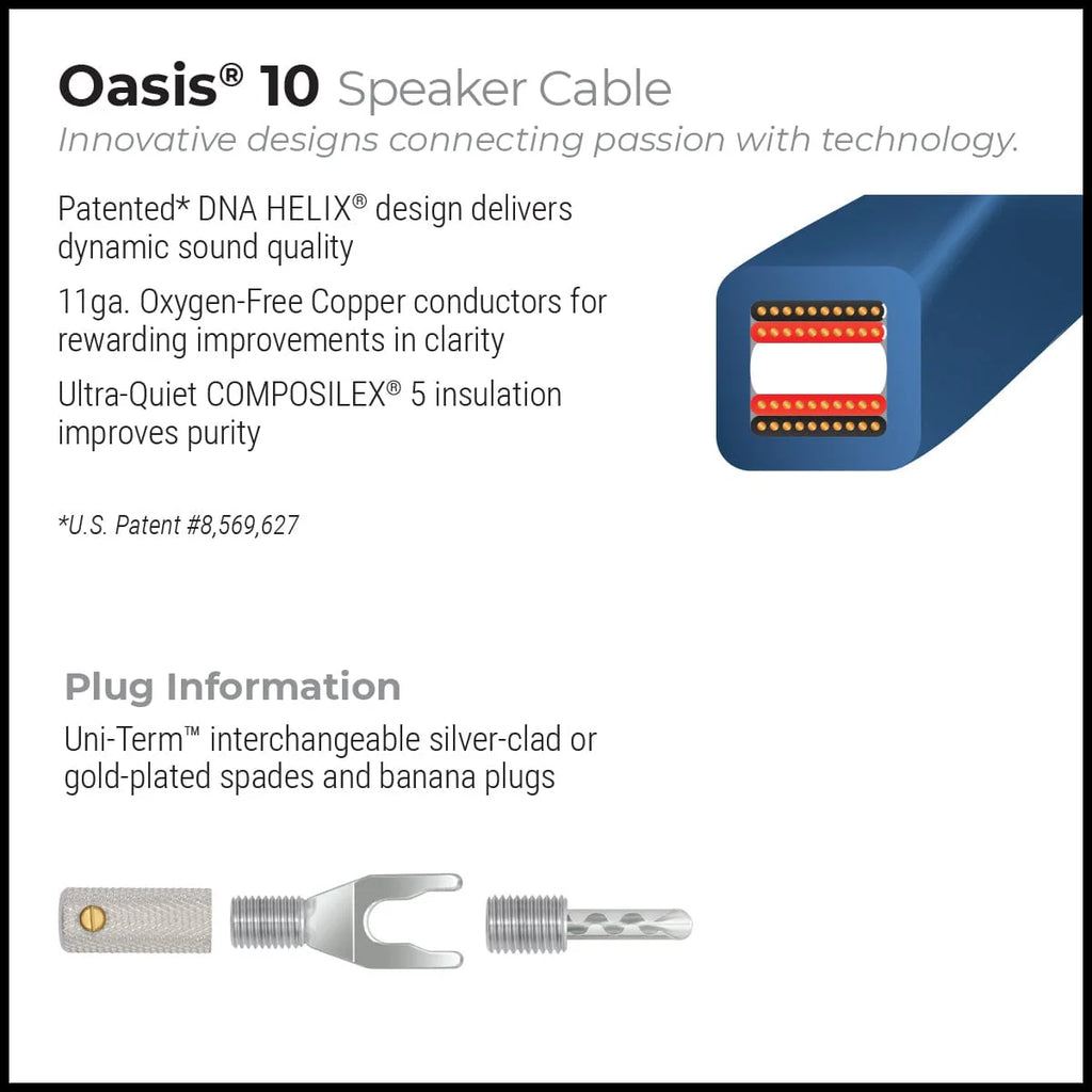 Wireworld Oasis® 10 Speaker Cable