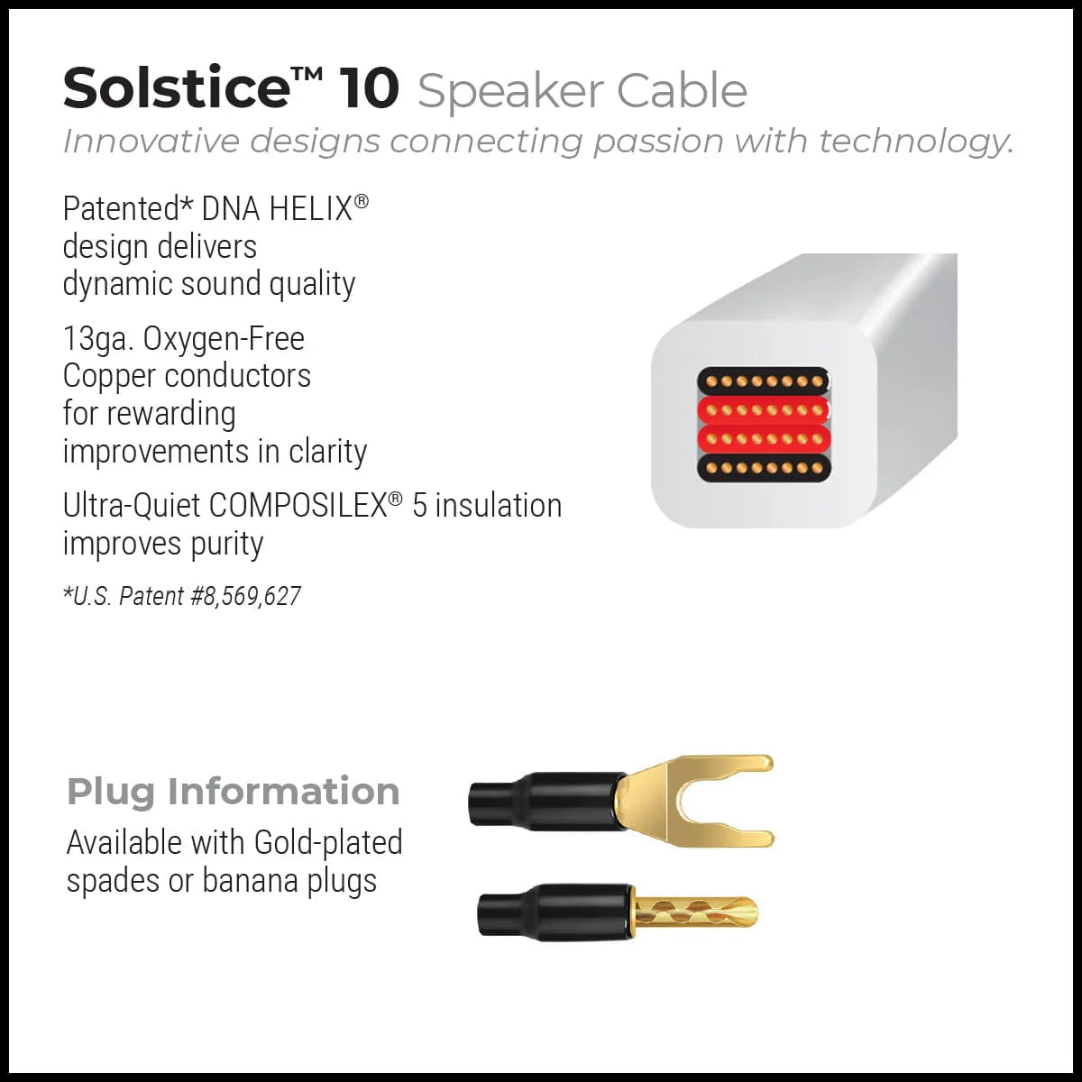 Wireworld Solstice® 10 Speaker Cable