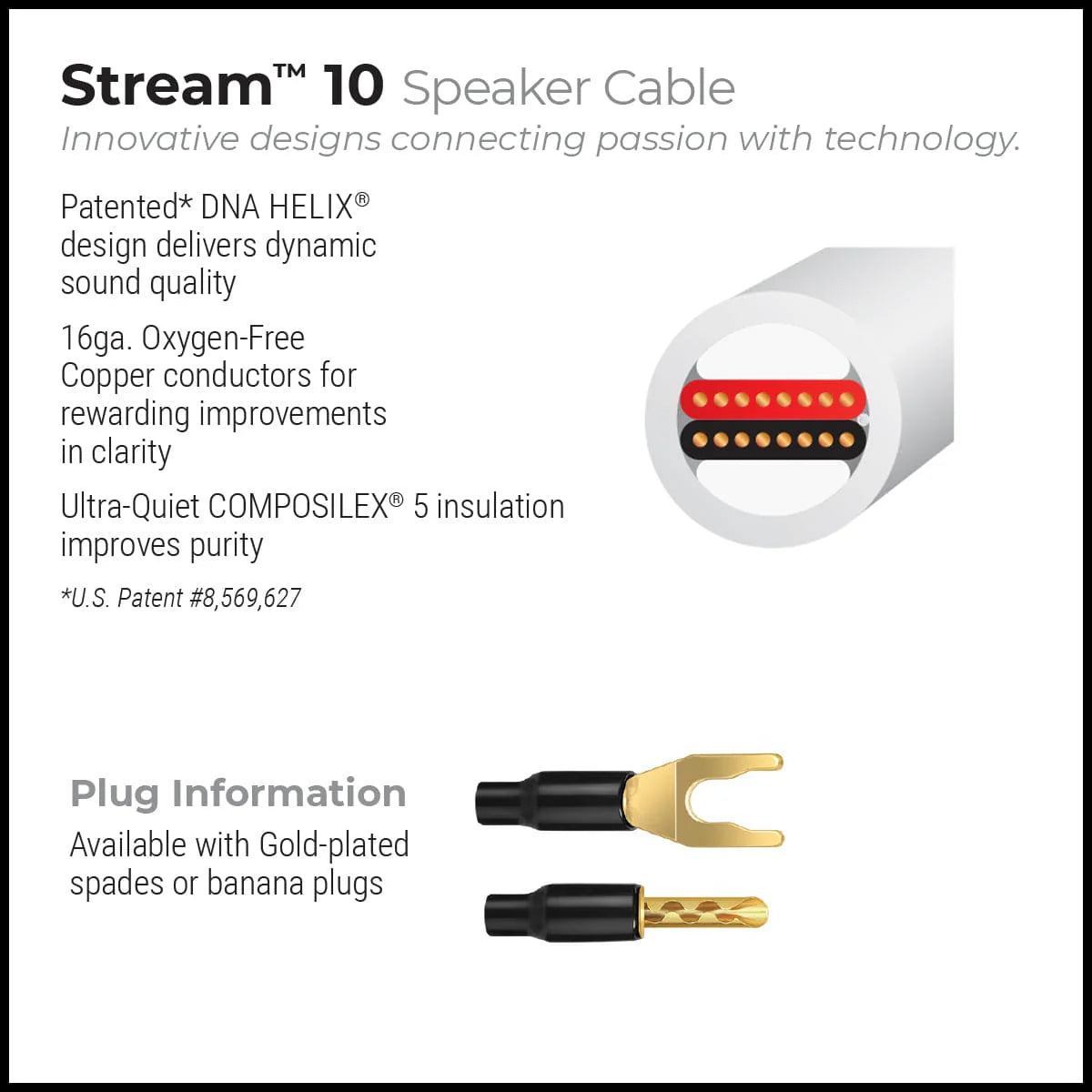 Wireworld Stream™ 10 Speaker Cable