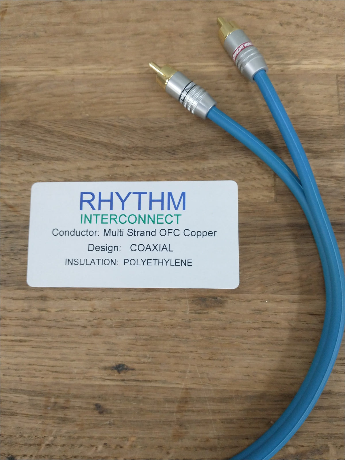 Straight Wire Rhythm RCA Interconnect Cables – Stereo Pair