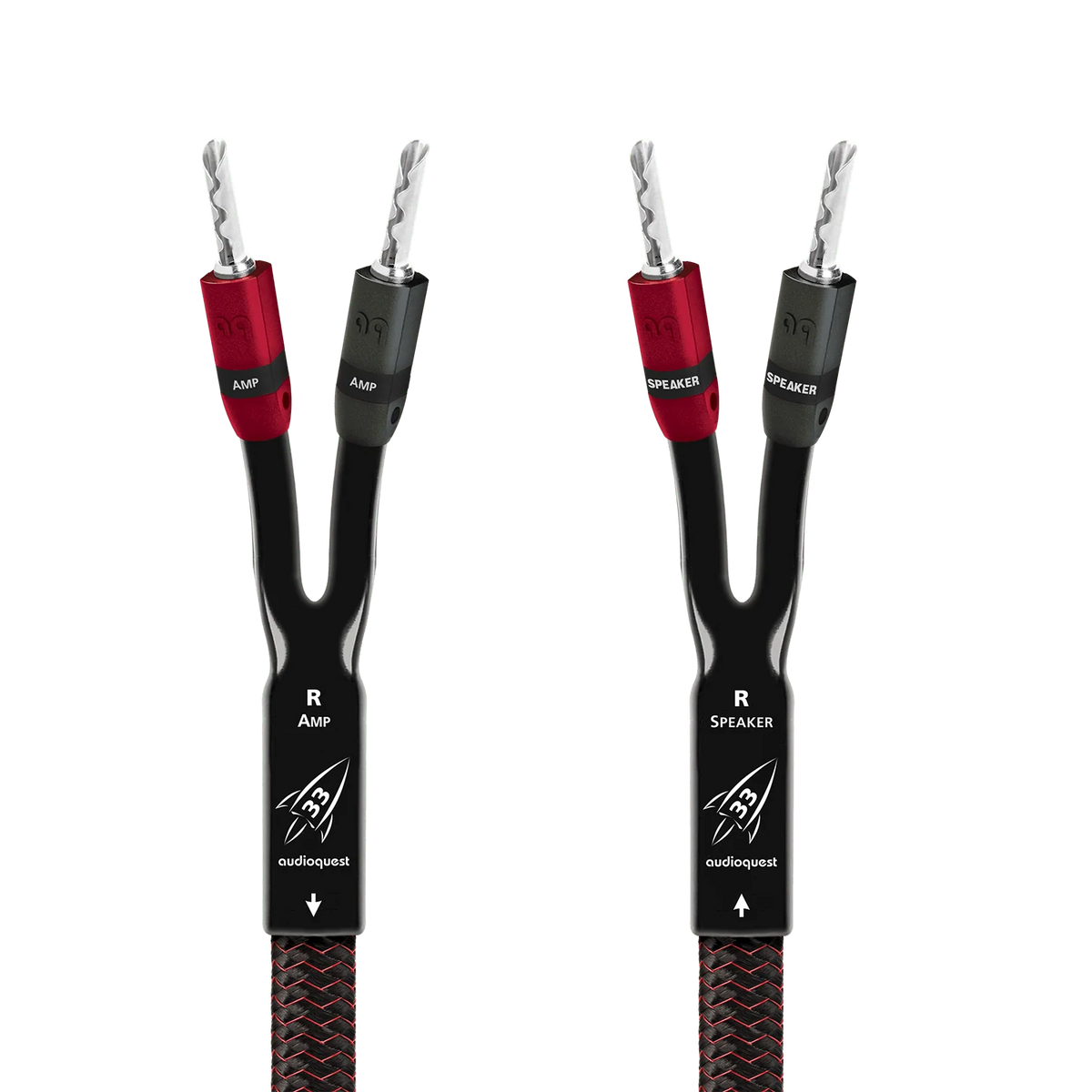 Audioquest Rocket 33 Full-Range Speaker Cable w/ SureGrip 300 Connectors