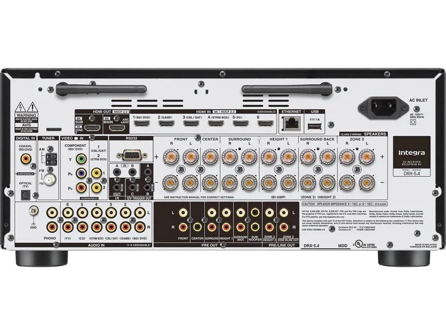 Integra DRX-5.4 9.2-Channel Network AV Receiver