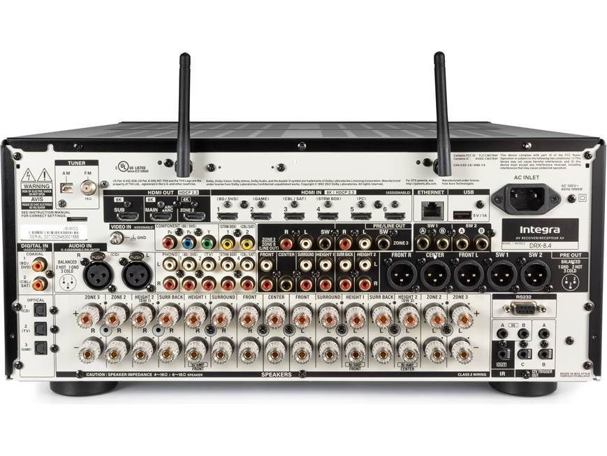 Integra DRX-8.4 Flagship 11.4-Channel Network AV Receiver