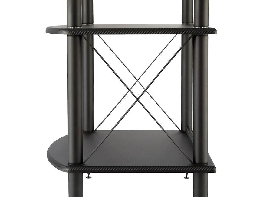 Pangea Audio Vulcan Turntable Stand - 3-shelf Audio Stand (Carbon Fiber)