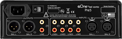 Bel Canto e.One Pre5 Balanced Analog Control Preamplifier