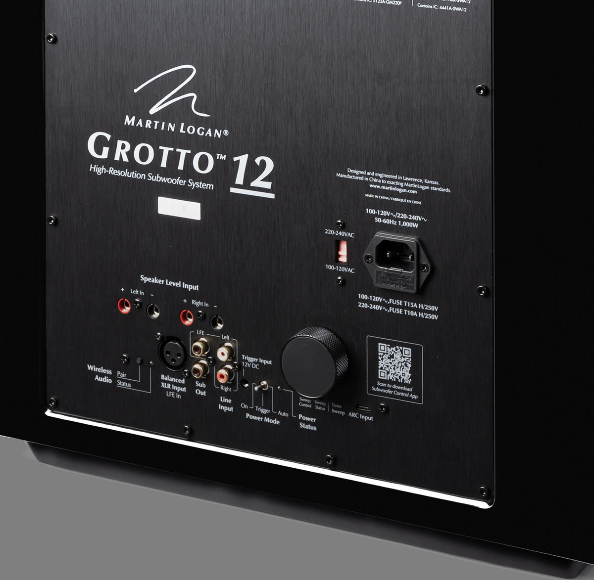 Martin Logan Grotto 12 12-Inch Powered Subwoofer